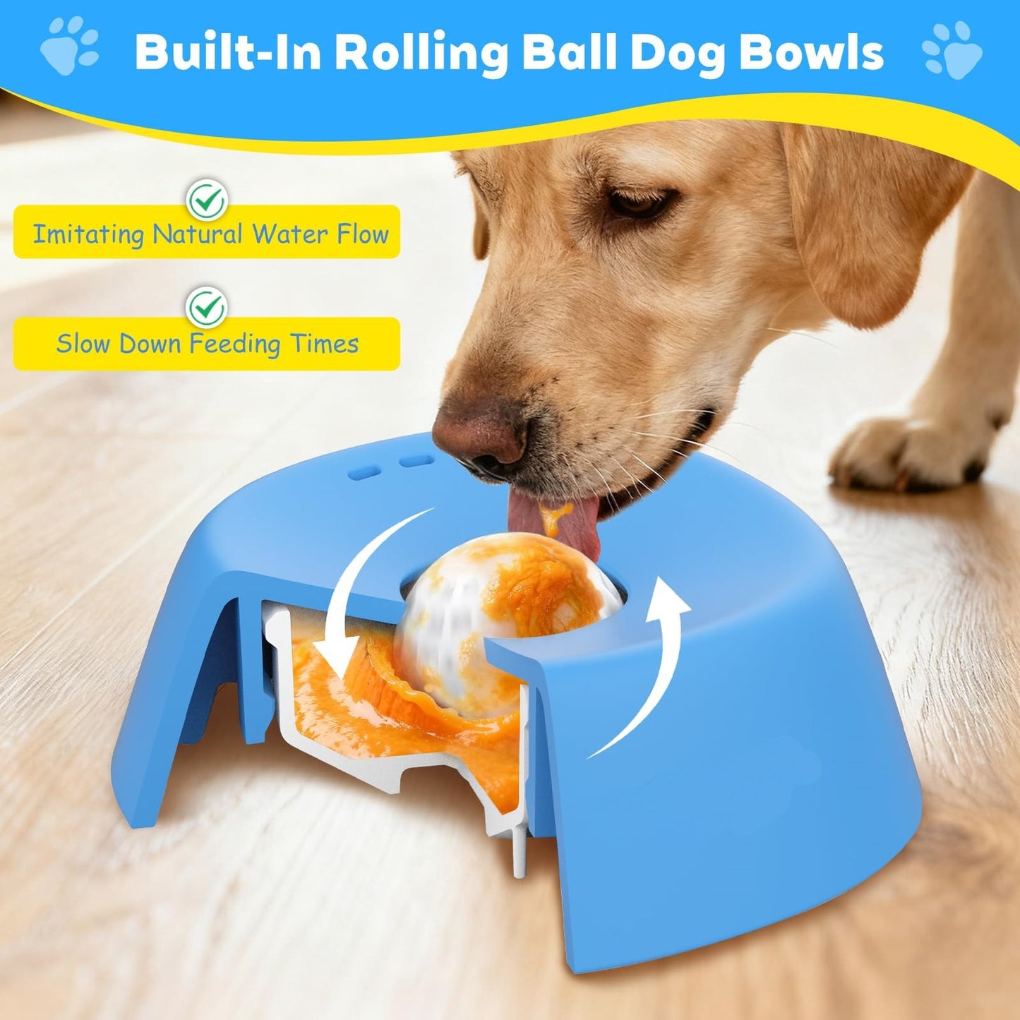 SlowLick™ Non-Slip Dog Bowl