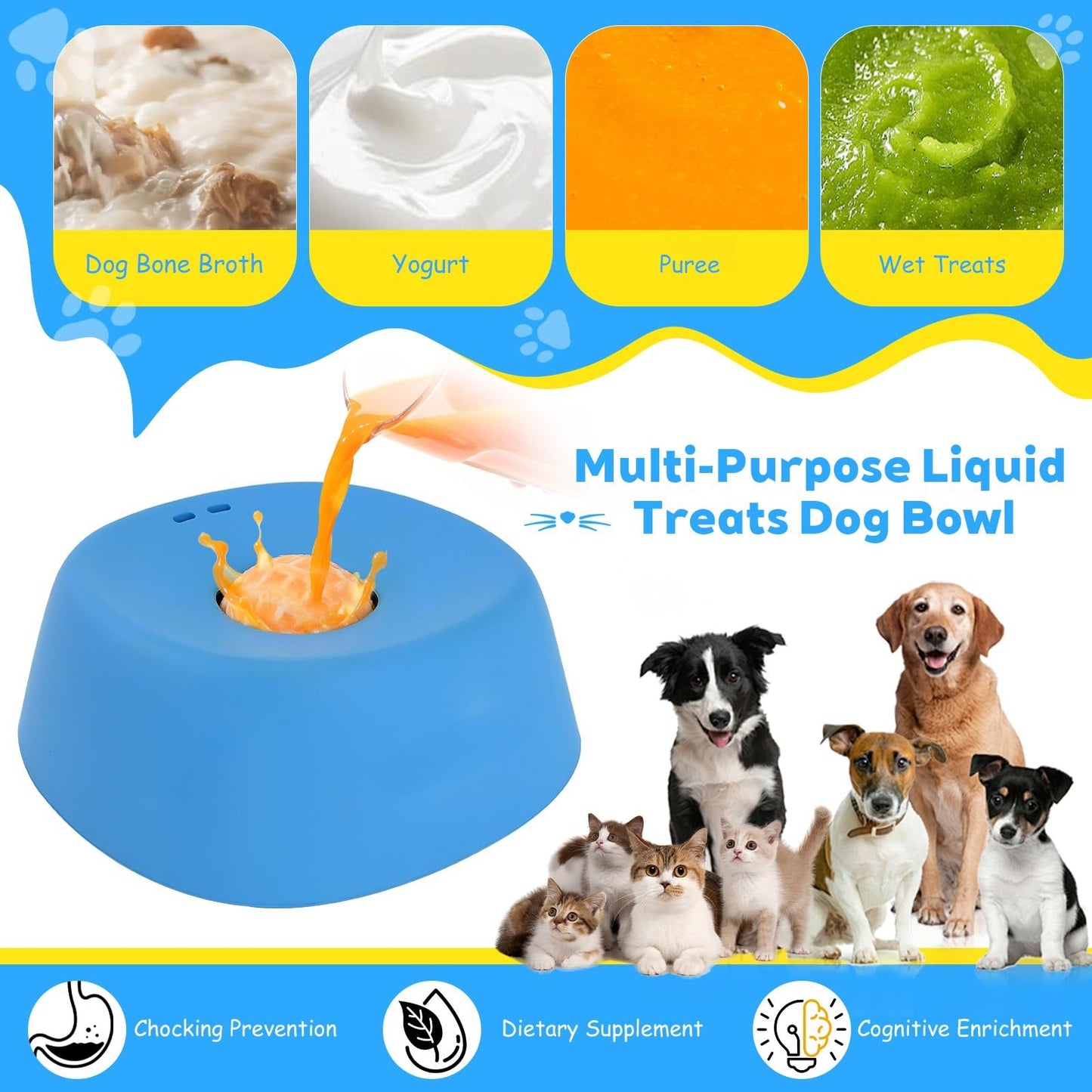 SlowLick™ Non-Slip Dog Bowl